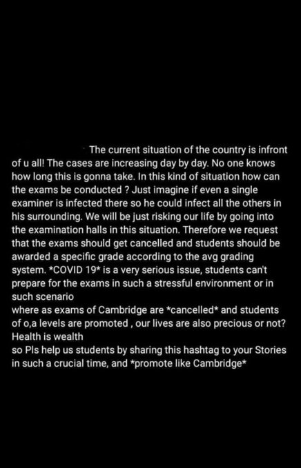Umarrspeaks's tweet photo. #noexams @Shafqat_Mahmood @ImranKhanPTI @iqrarulhassan @DrMuradPTI @ZakaWaqar @nadeemmalik @AajKamranKhan https://t.co/sZTzmcdnPq