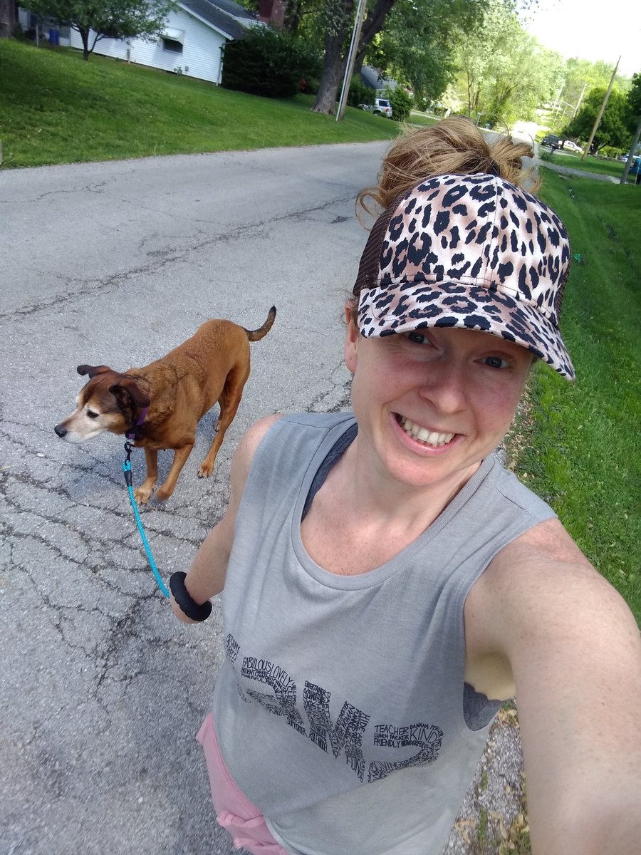 amanda_aidnik's tweet photo. My old man gets worn out pretty quick these days. I remember when he would drag me for miles. 🐾  I dropped him off, got the boys and hit the trails for more. @landahlpark #MayMarathonChallenge https://t.co/cxEFgSWAVW