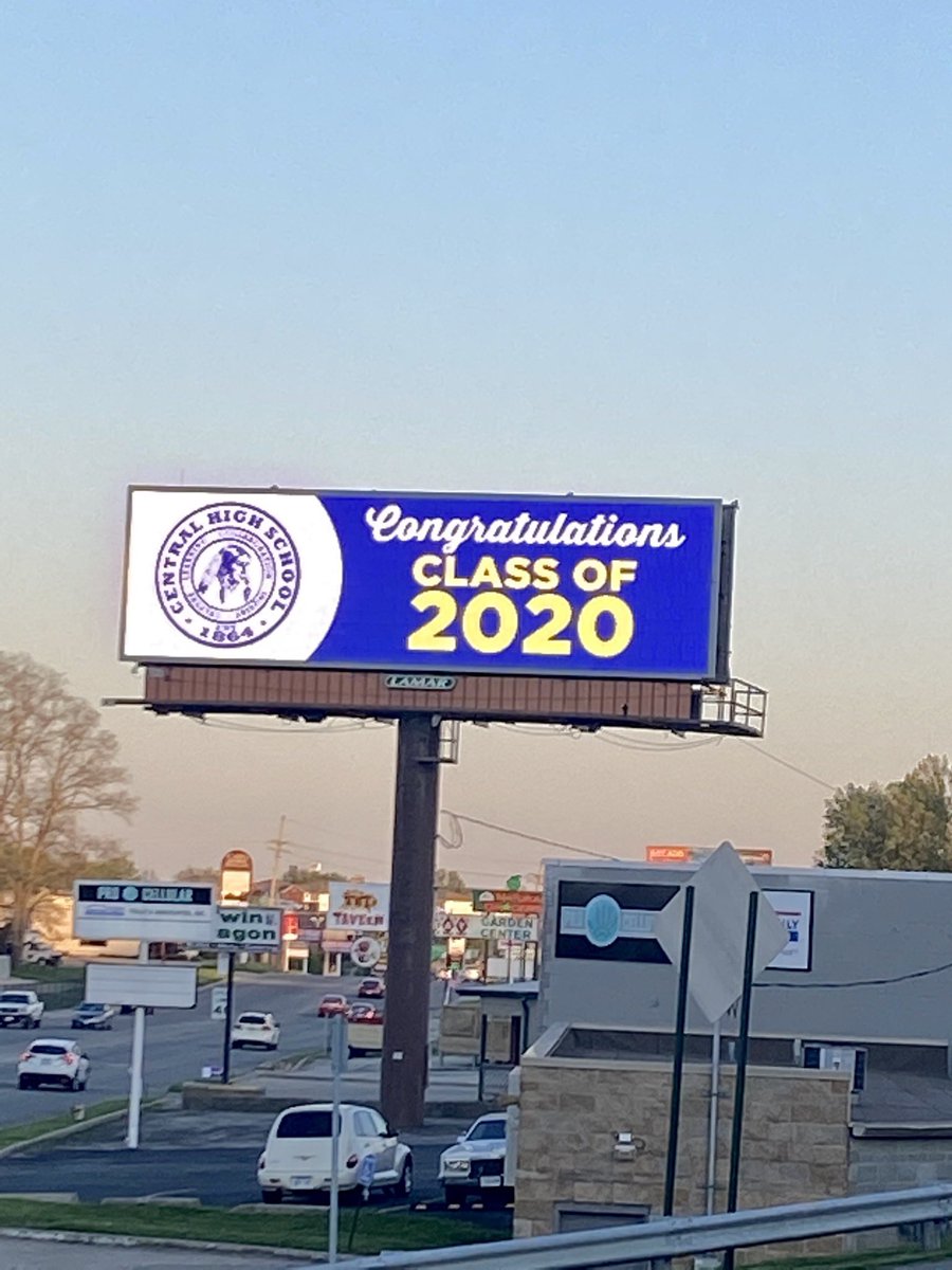 terrigodfrey's tweet photo. Hey @CHS_Indians Seniors, did you see your billboard? We 💙our Seniors! #classof2020 #congrats https://t.co/MN8TMHqDXd