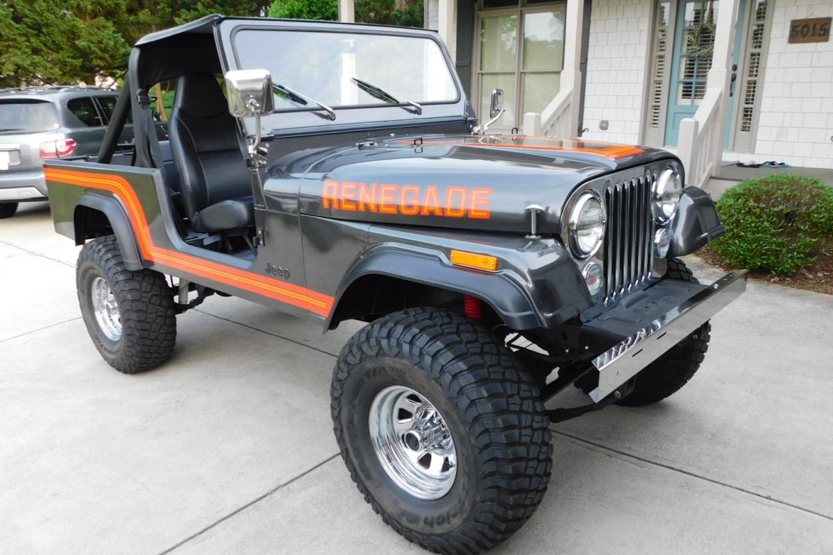 Bring A Trailer Now Live At Bat Auctions 1985 Jeep Cj 8 Scrambler 5 Speed T Co 4md4bk8wbv