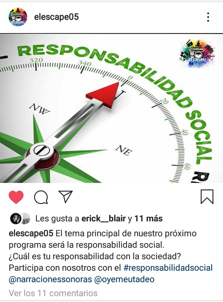 ABRPodcasts's tweet photo. El tema principal de nuestro próximo programa será la responsabilidad social.
¿Cuál es tu responsabilidad con la sociedad? Participa con nosotros con el #responsabilidadsocial
 @oyemeutadeo   @narracionessonoras 
Podcast https://t.co/q9VnyXhCd0 https://t.co/3W5lZGMaiz