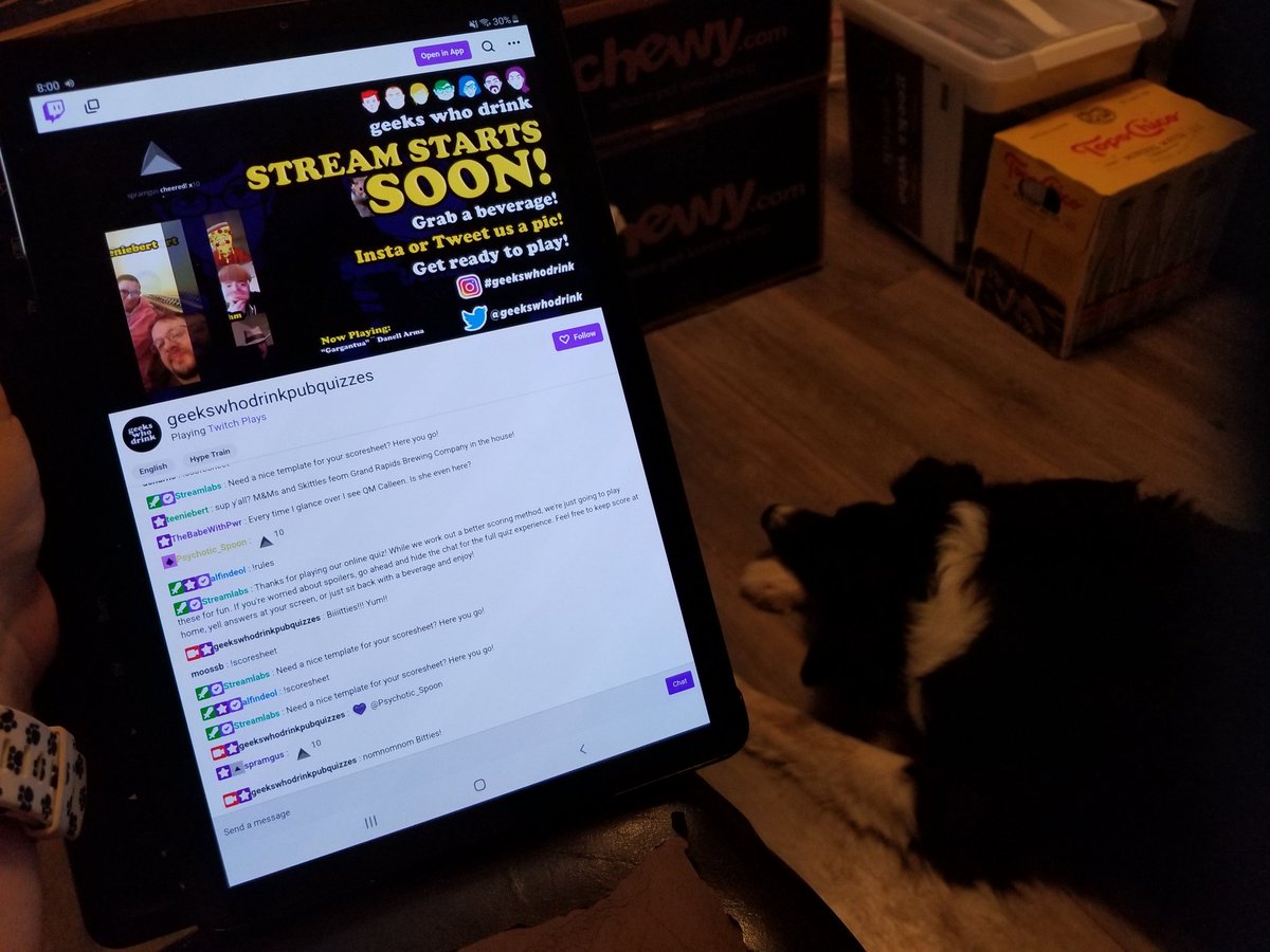 KelpCweed's tweet photo. Not the most helpful quiz teammate ever...@geekswhodrink https://t.co/8HJsKA2YFS