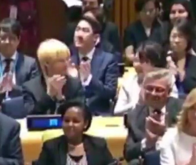 Remember during the UN speech Taehyung became friends with President & First Lady & also the President of World Bank?