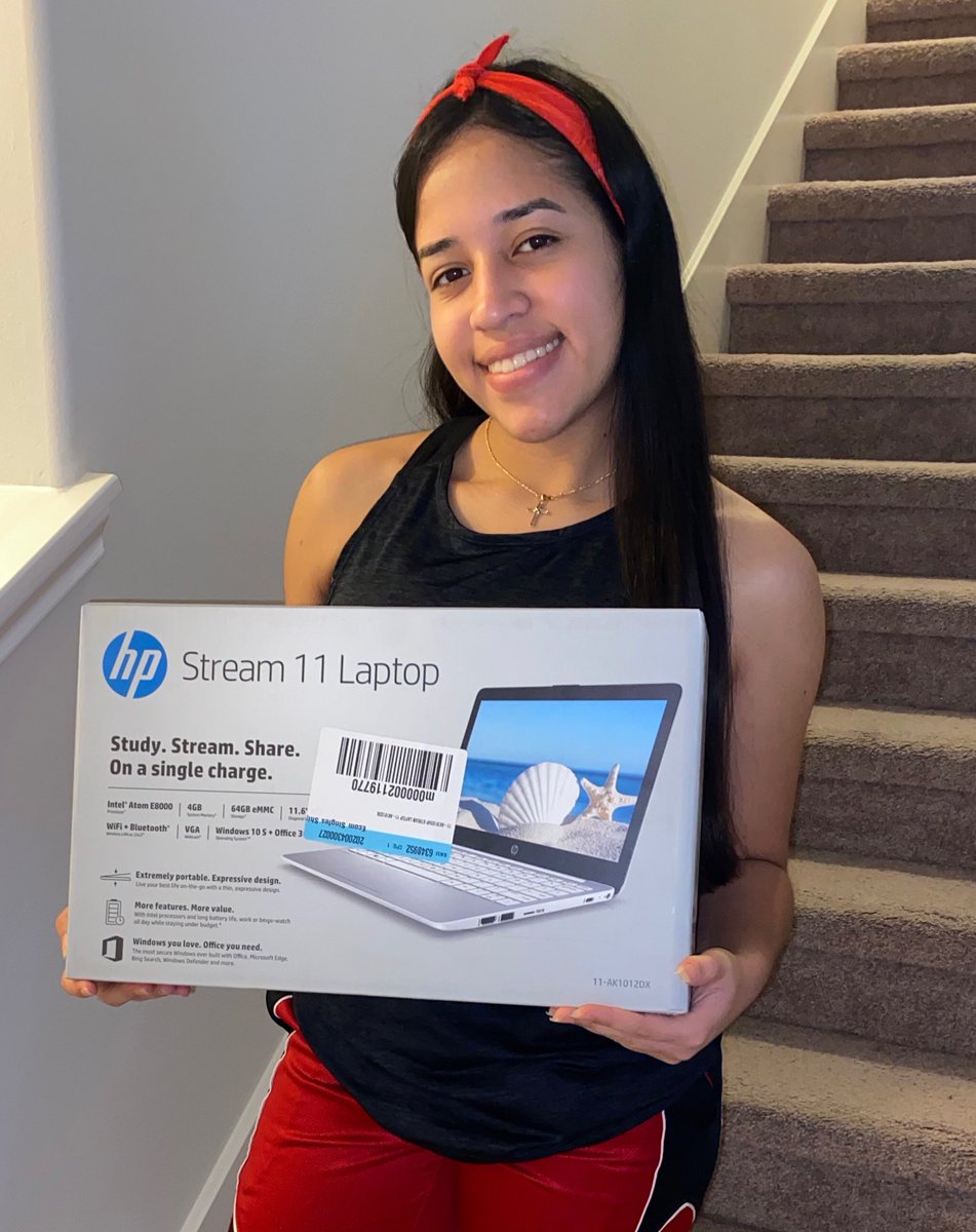 CyLakesGSoccer's tweet photo. Very thankful for the Third Coast Community Partners for sponsoring our student-athlete Sara M. with a new laptop to complete her learning from home! She’s an Honor Roll student, and they are helping her stay successful! @CFISDCyLakes @CyLakesABC @blades_physics https://t.co/ApN172vul2