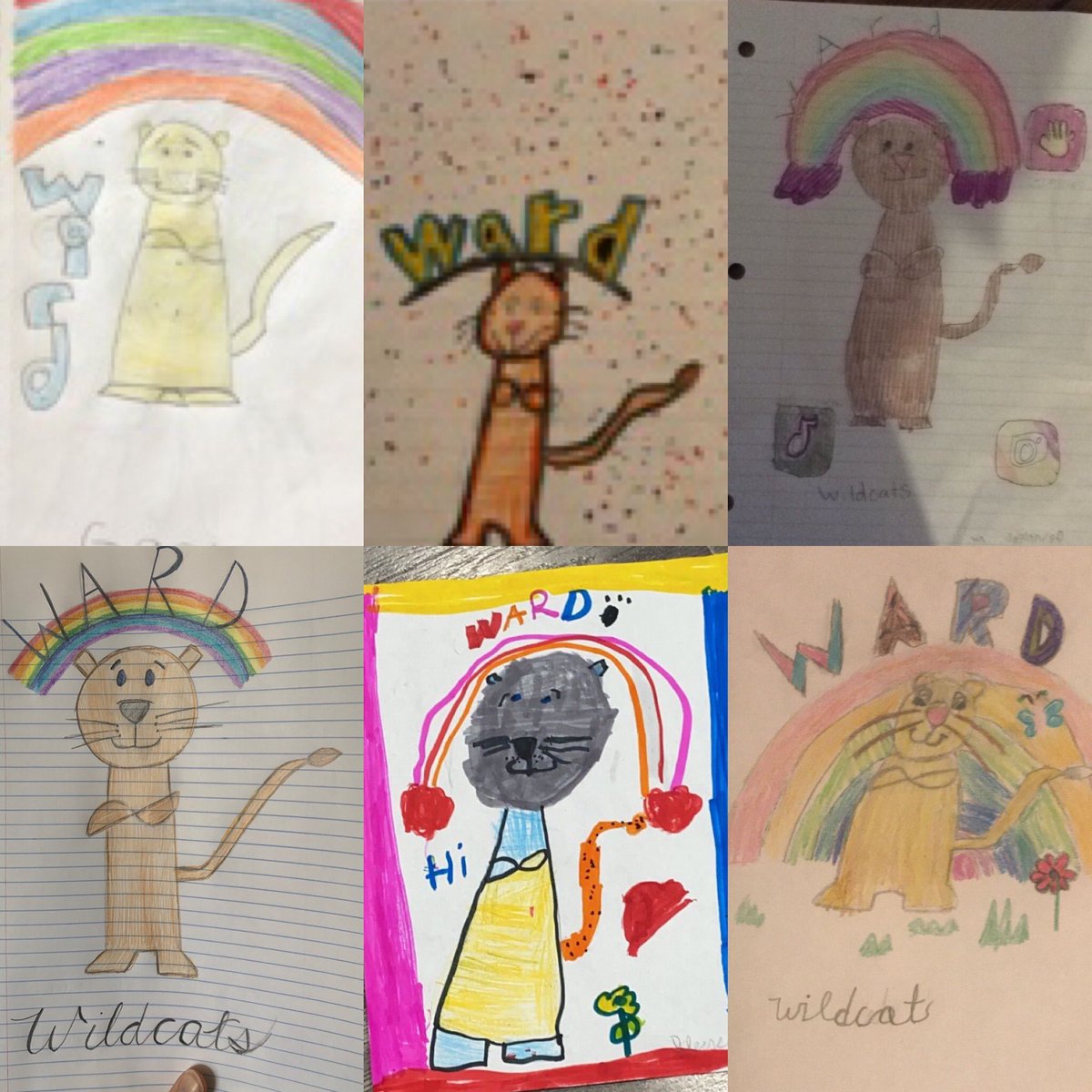 dusdSTEAM's tweet photo. We have school spirit in Downey Unified! Here are some amazing mascot drawings done during zooms or from video STEAM lessons. Message us for links #remotelearning #remoteartlesson  #directeddrawing 💡🎉 https://t.co/XEY47h8IPe