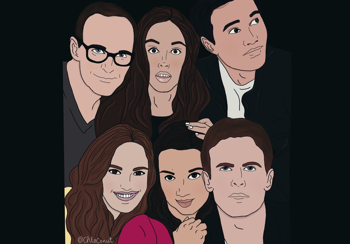 ChloConut98's tweet photo. Some of the best people!😊🙌🏻❤️ (this drawing does not do them justice) #AgentsofSHIELD https://t.co/vR4MLOcsA9