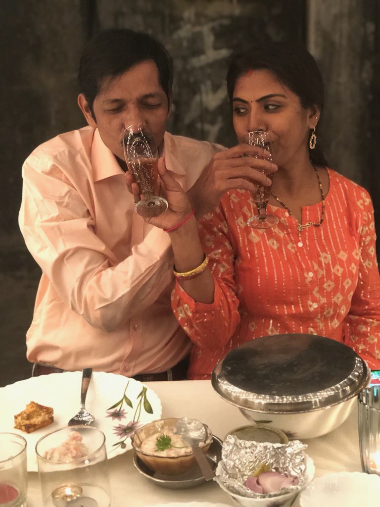 vikasguptaaaa's tweet photo. My parents couldn’t do candle light dinner to celebrate their anniversary, so we did this on our terrace 🥳🥳🥳🥳👩‍❤️‍👨 https://t.co/ODOxUZX0c7