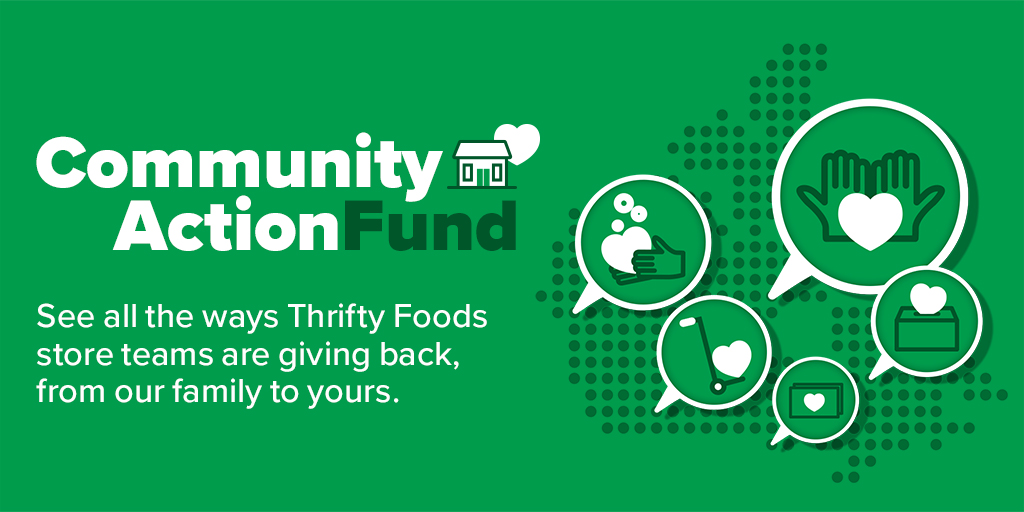 ThriftyFoods's tweet image. To help Canadians across the country, our store teams are using their Community Action Fund to lend a hand to those in need. See how here: bit.ly/2YAEsjq.