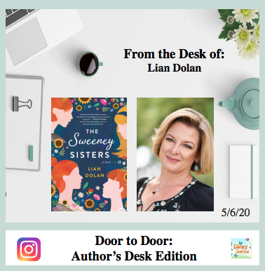 Lian Dolan, author of THE SWEENEY SISTERS, will be taking over our Instagram feed tomorrow. Tune in at 2 PM EDT for a tour of her writing space and again at 5 PM EDT for a live Q&amp;A on our story.
