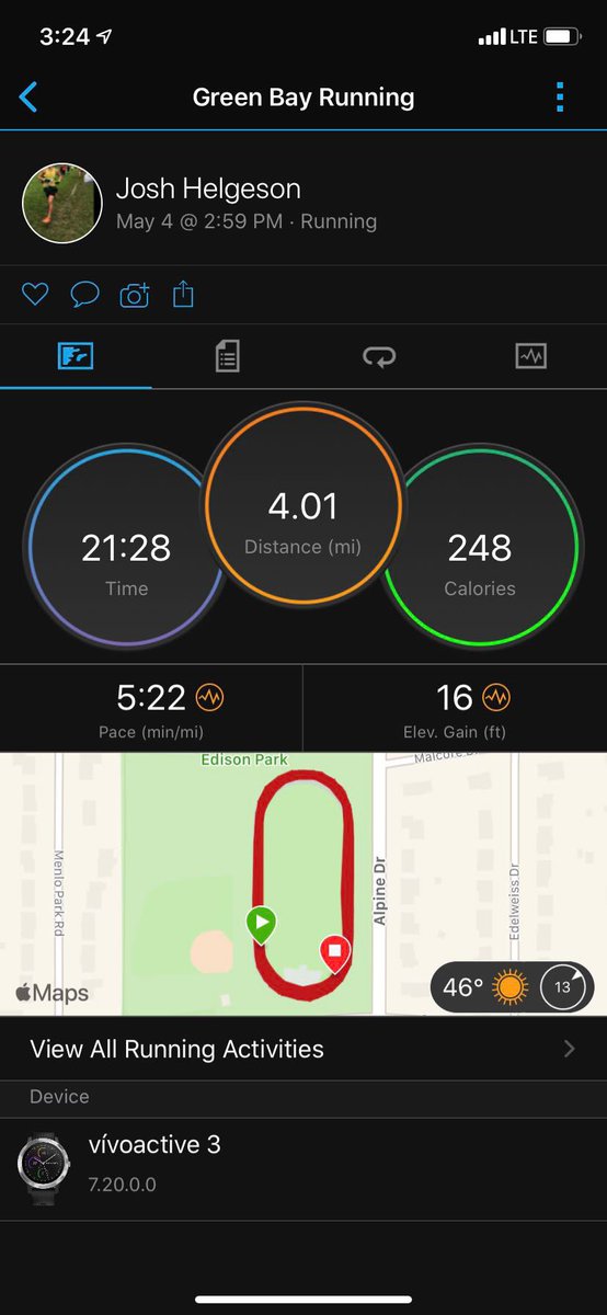 PrebleCC's tweet photo. Josh Helgeson @JoshHelge30 running a 200/200 workout alone and averaging 5:22 pace for 4 miles! He split a 16:30 at 5k mark which is PR 🤯 https://t.co/FnbcVnZ5w1