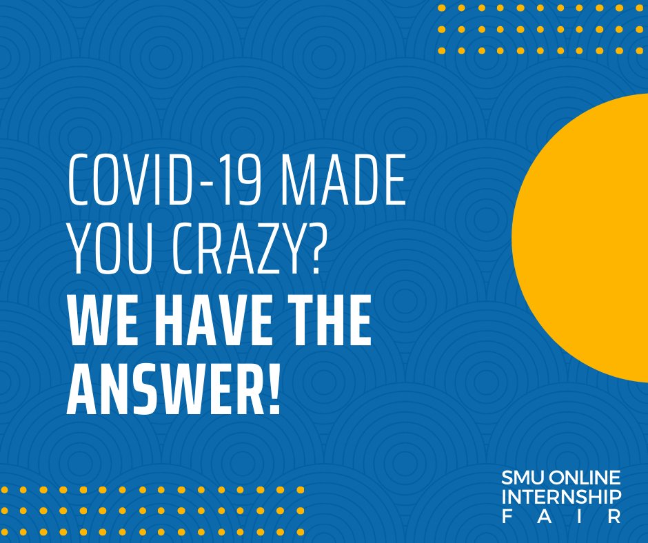dsc_smu's tweet photo. Looking for an answer?
Don't hesitate to join us in our SMU Online Internship Fair!
Interested?
Fill this form: https://t.co/S28fx236S0
#DSCSMU #SMUOnlineInternshipFair https://t.co/r8QrOBIcJi
