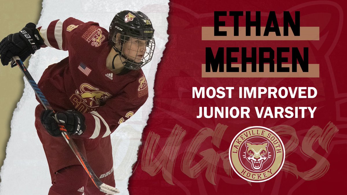 LSHSBoysHockey's tweet photo. Here is another Junior Varsity Player Awards as voted on by their JV teammates.   Congratulations to these players for their accomplishments this season! https://t.co/YzI4wvxyP4