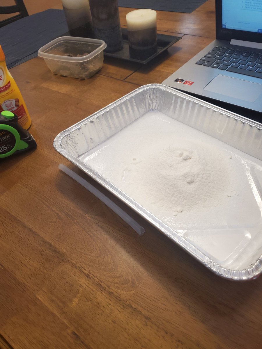 RidenourEAATS's tweet photo. Student missing out on labs? Nope, we just figure out how to do some "at-home" labs instead. #weatheringanderosion #athomelabs #prettysureIhavebloopers https://t.co/dZYbMyXDLl