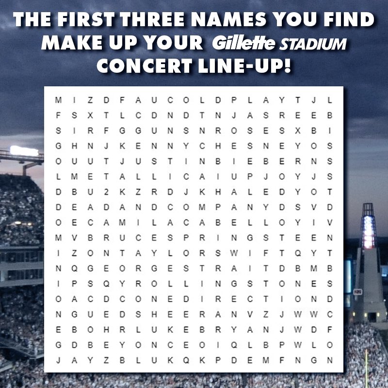 GilletteStadium's tweet photo. Who you got? 🤔 https://t.co/ZbqsC4mpYR