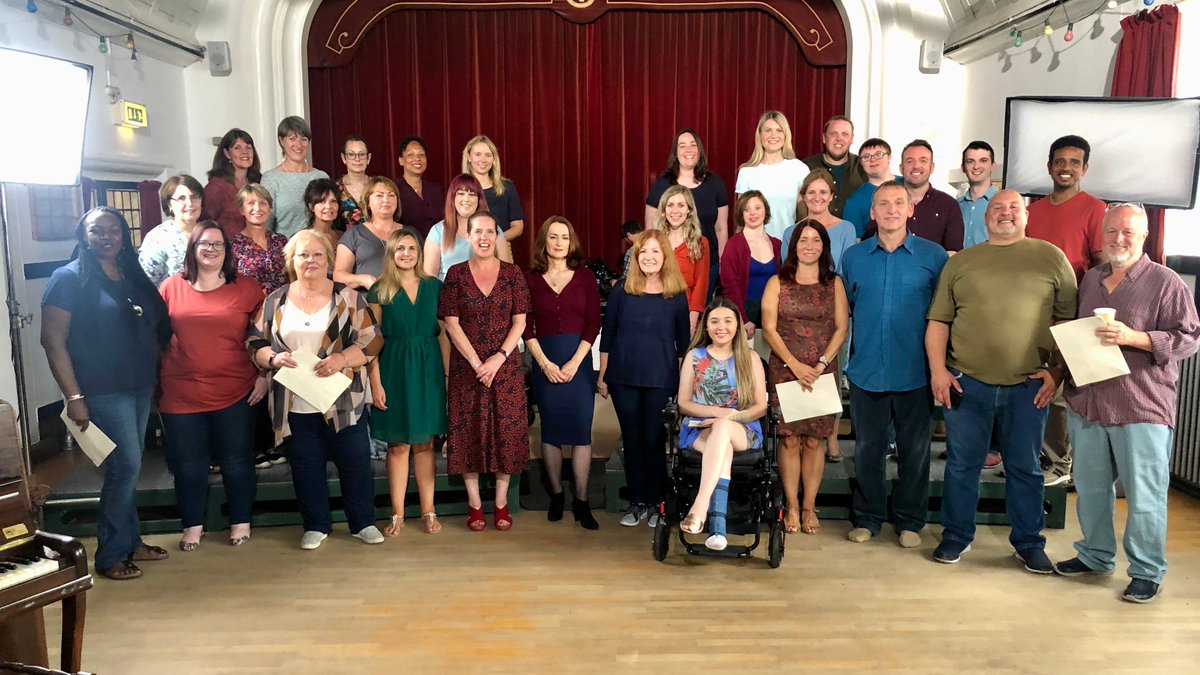 ItsNatePH's tweet photo. Tonight the new series of @BBCOne @theaworduk aired and the cast was joined by a few of us from @MancShowChoir It was such a pleasure to film with them all! As luck would have it I'm wearing the same shirt today! #TryToMakeMeGoToRehab #MustWatchBBC #NeedANewWardrobe https://t.co/jzSWnzmWHL