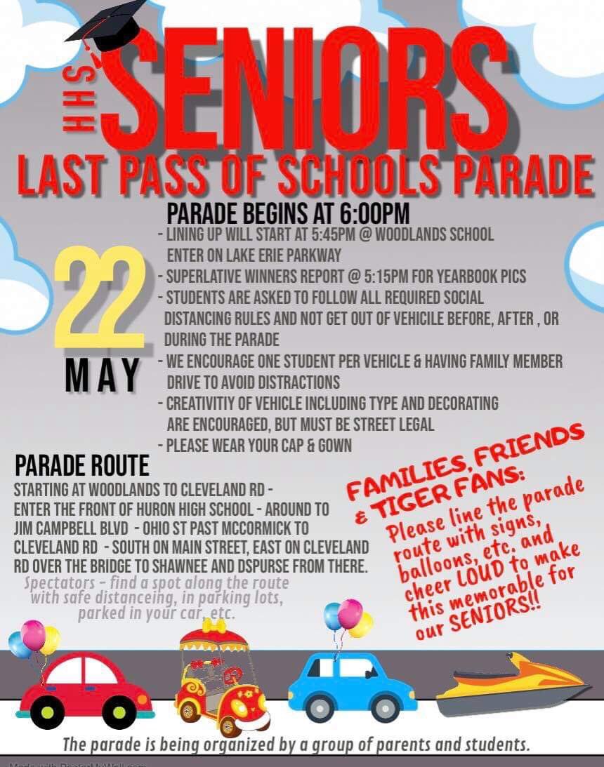 Huronclassof20's tweet photo. Spread the word! https://t.co/U7BV8QyP0N