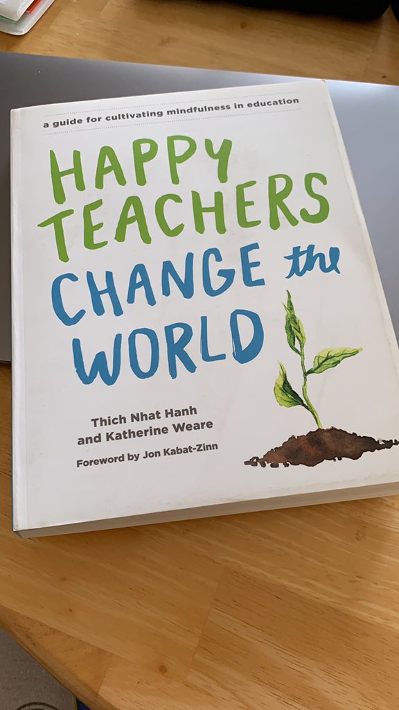 Cultivating mindfulness in myself through meditation practices and being present as much as possible helps keep my mind healthy. This book is a great resource for cultivating mindfulness in education and what a great title! #LSCougarsHealthinds <a href="/LordSelkirkWSD/">Lord Selkirk School</a>