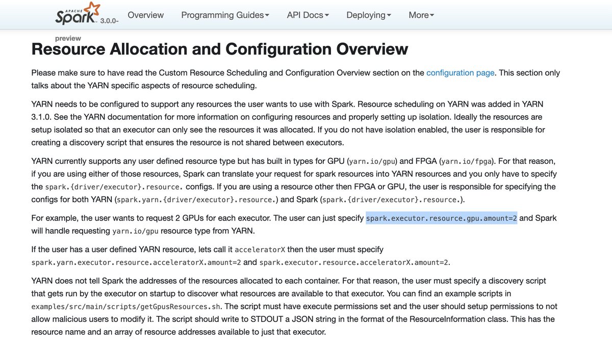 javierluraschi's tweet image. Particularly excited about this #mlverse 📺! Learn how to train #DeepLearning models at scale in @ApacheSpark using #sparklyr, #rstats, @TensorFlow, @RStudio and @rxin Barrier Execution feature, which enables this unified #AI 🤖 workflow -- youtu.be/Zm20P3ADa14