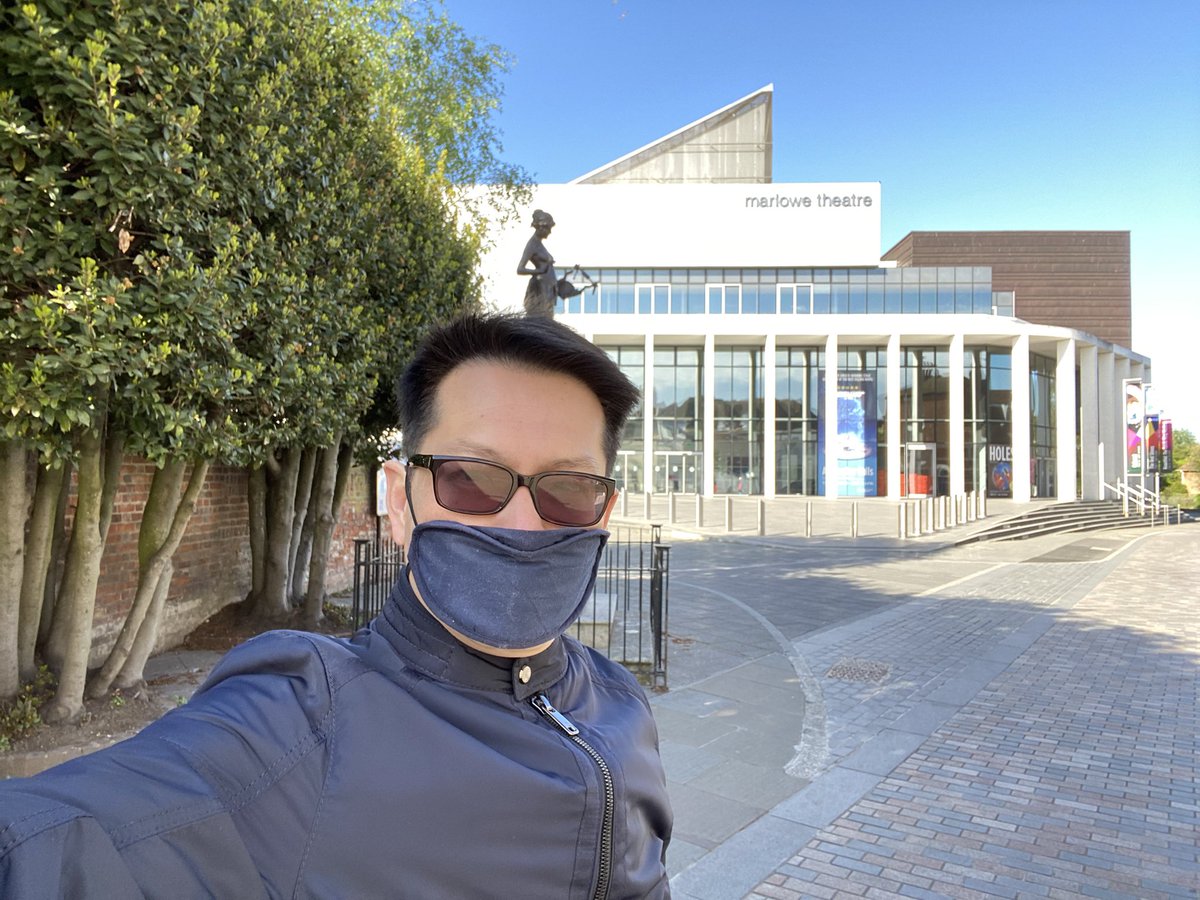 julian_ng's tweet photo. Getting some much-needed #sun and #inspiration for #KitMusical in a deserted #Canterbury while keeping #safe https://t.co/IaC9Is8696