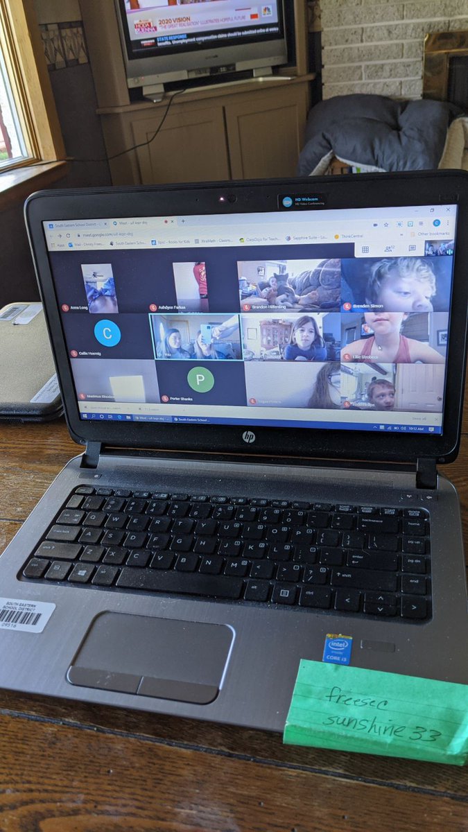 Receiving letters and being on Google meet with my students makes me smile!
#missingmystudents
#missingmycoworkers
<a href="/FawnArea/">Fawn Area Elementary</a>