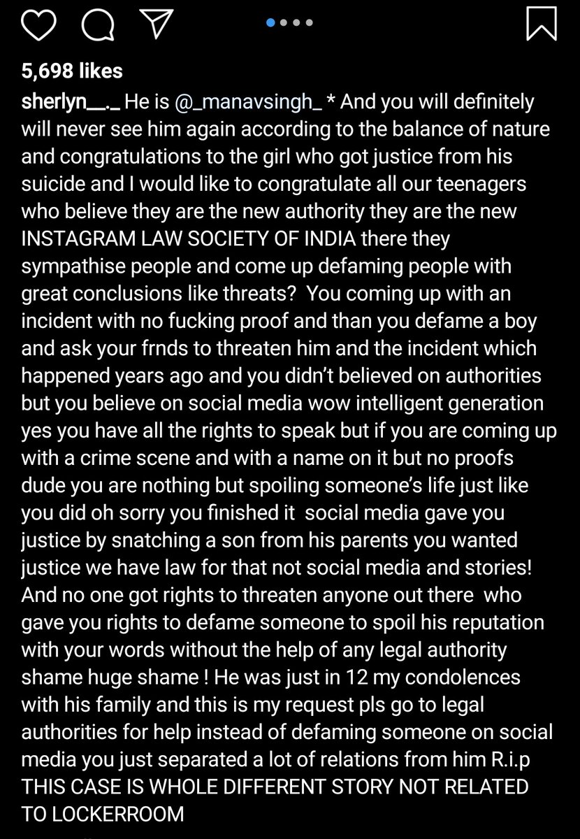 Sahaj23423170's tweet image. Social media and feminism is THE MOST DEADLY COMBO. Use it in a right way thinking from all the sides and considering collateral damage.

#boyslockeroom #RIPmanavsingh