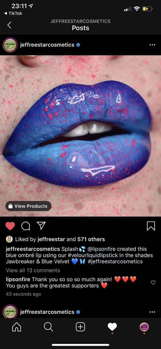 Guess who’s on <a href="/JeffreeStar/">Jeffree Star</a> Cosmetics IG again! 💕🙌🏻 Thank you so much for reposting me so often, really appreciate the support 🥺❤️ #jeffreestar