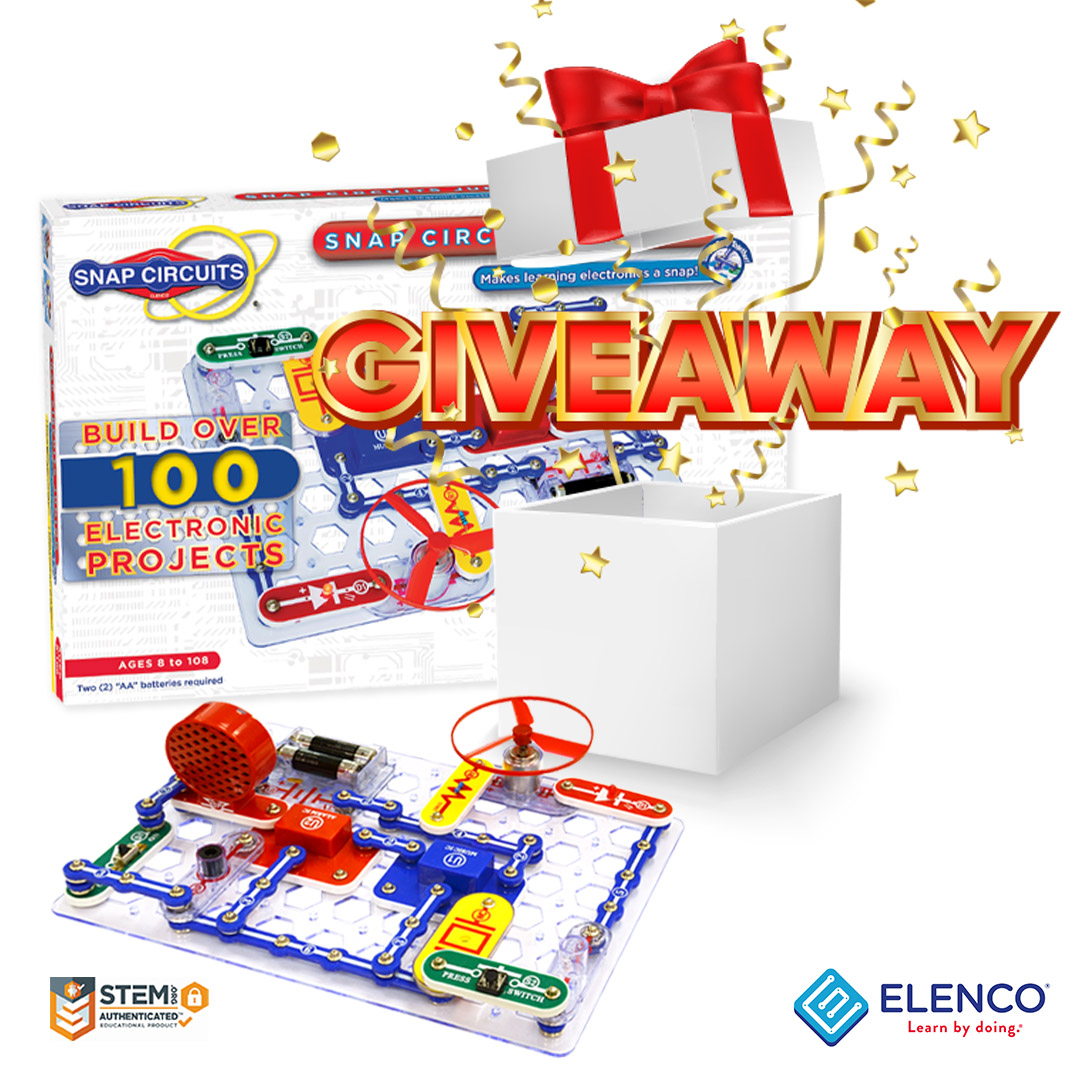GIVEAWAY! To celebrate #TeacherAppreciationWeek, we are giving away a Snap Circuits Junior! Like &amp; Share this post for a chance to win! Contest ends 5/8/20 at 12:00 PM CST. Winner will be drawn at random.  #SnapCircuits #Giveaway