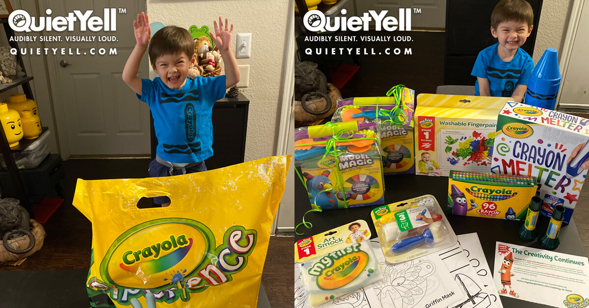 scottmonaco's tweet photo. Thank you, @Crayola Experience Plano for your "ULTIMATE boredom busters"! My son was incredibly excited to get the pre-bundled kits. Thx @NBCDFW for reporting on it 

https://t.co/AWiE6PYnsr

Links to this and many other resources for kids at: 
https://t.co/TQgvXsVdpF https://t.co/h9NxsCNI6m