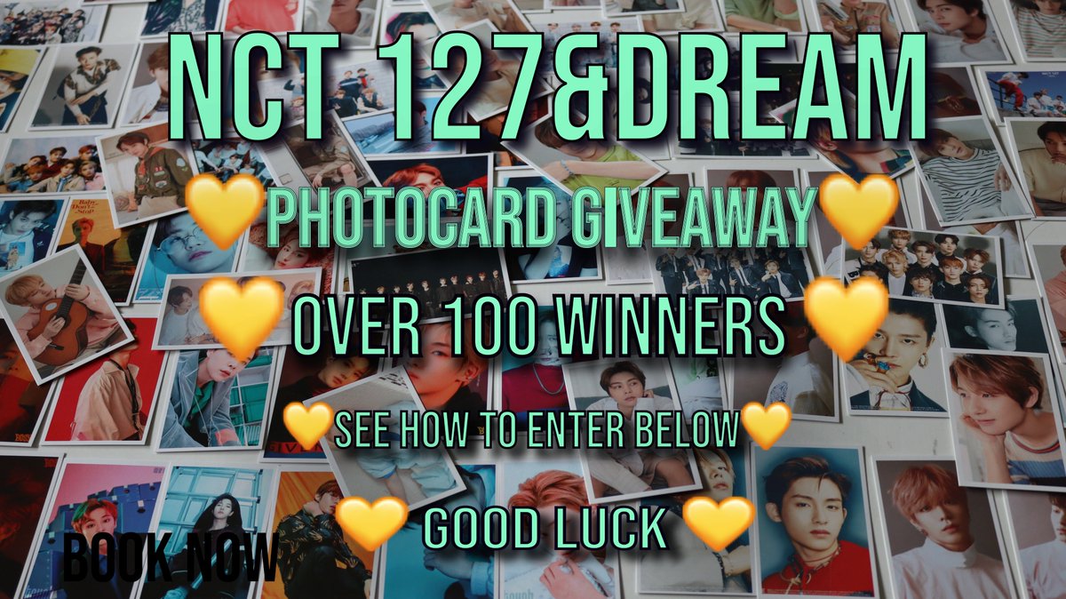 crushedbycooky's tweet photo. NCT 127&amp;DREAM PHOTO CARD GIVEAWAY
!! OVER 100 WINNERS !!
💚 USA ONLY

HOW TO ENTER:

💚 WATCH &amp; LEAVE A COMMENT ON MY VIDEO ESSAY https://t.co/OISmefbuZP

💚 REPLY TO THIS TWEET WITH YOUR BIAS &amp; SCREENSHOT OF YOUR COMMENT &amp; TAGGING 3 FELLOW NCTZENS

💚 RETWEET THIS TWEET https://t.co/snP3GV8xuv