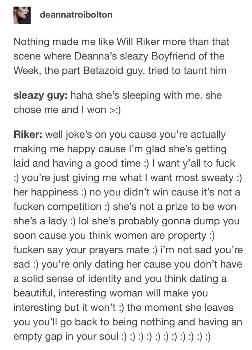 9. and this is why i love riker