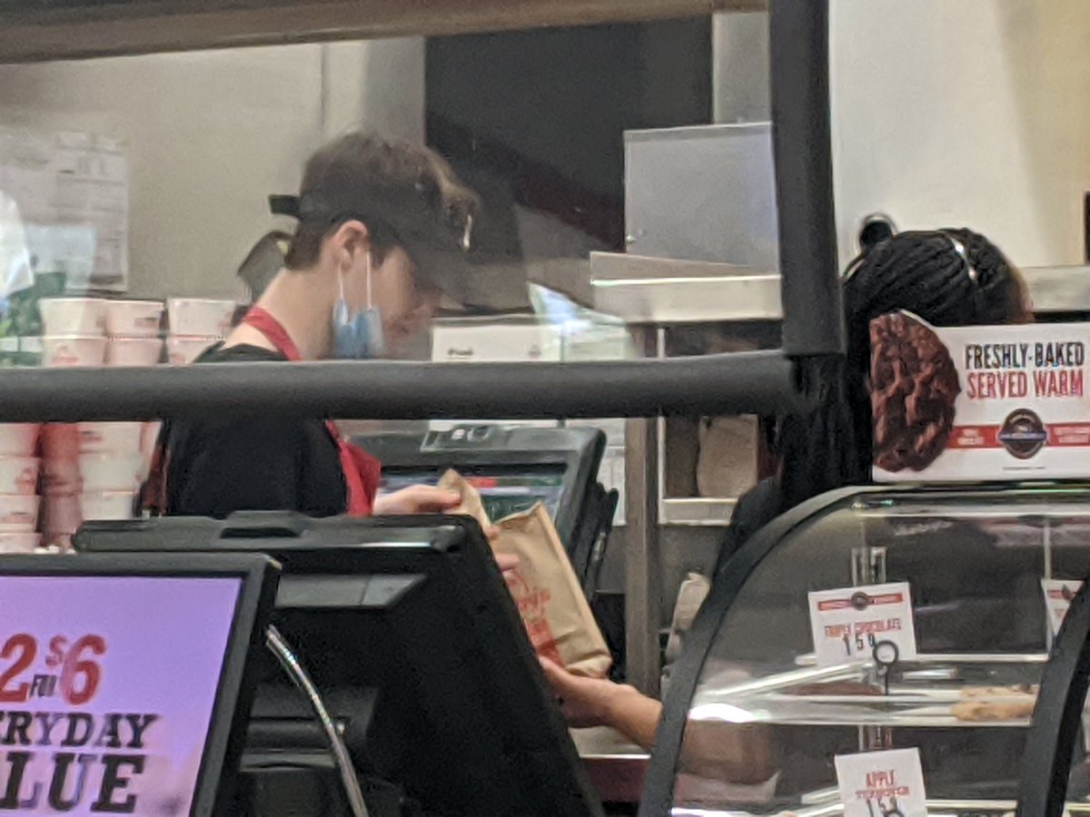hupfendynamics's tweet photo. @Arbys your covid masks are doing a hell of a job there Arby's! https://t.co/jcoTXefXme