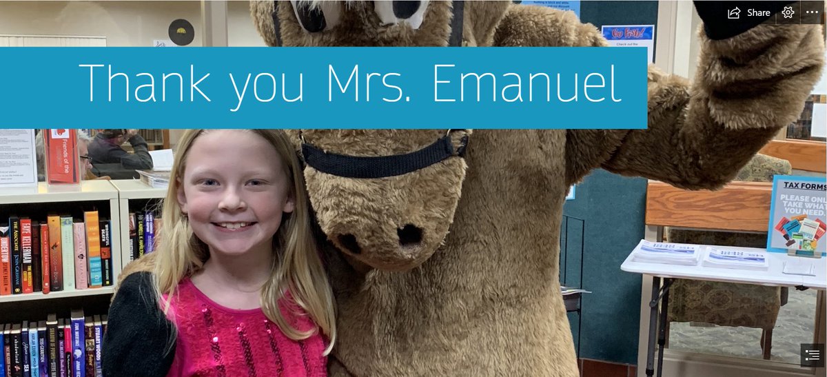 CarmelColts's tweet image. Ashlyn created her teacher a presentation. To show her appreciation. #CarmelLife