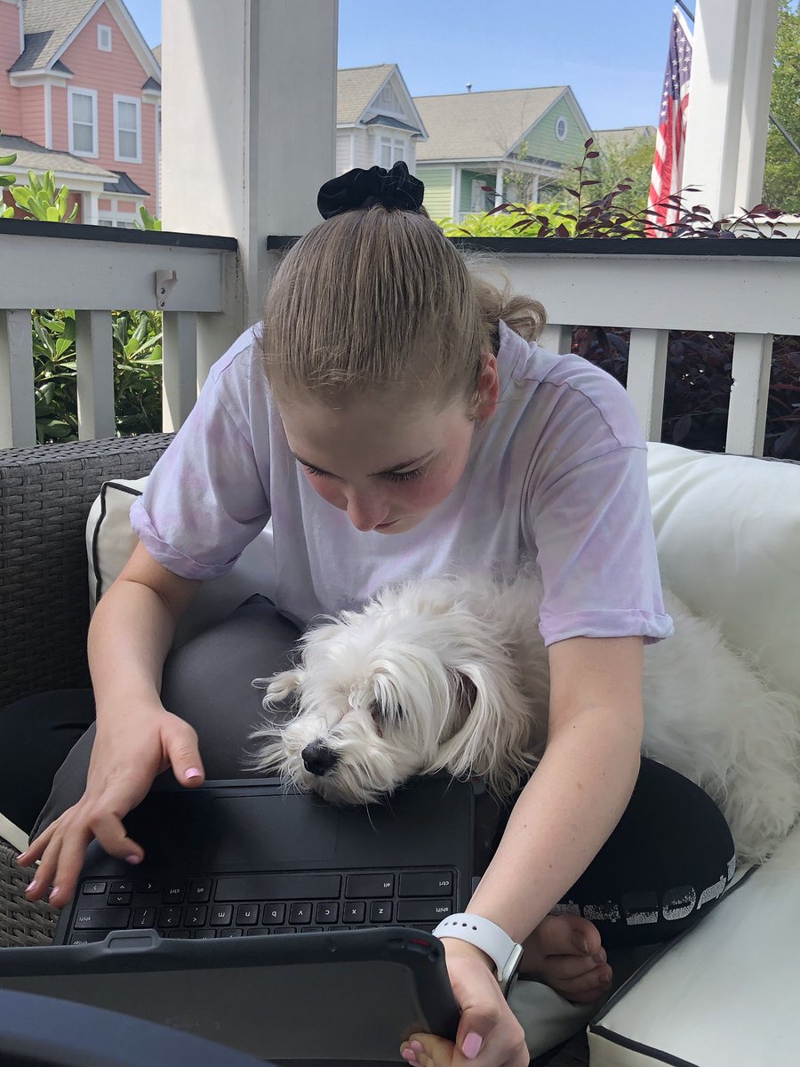 CharlaGroves's tweet photo. Studying for the AP Human Geo exam is always better with a study buddy. @bcsdschools @PSH_IronHorses #BCSDeLearning https://t.co/2IaSzF6nDY