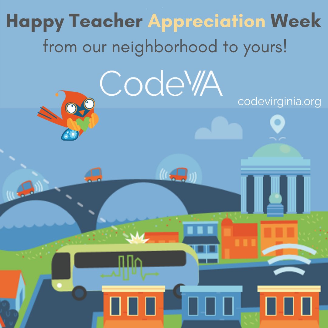 Thanks for working with us to bring computer science to your neighborhood! #TeacherAppreciationWeek