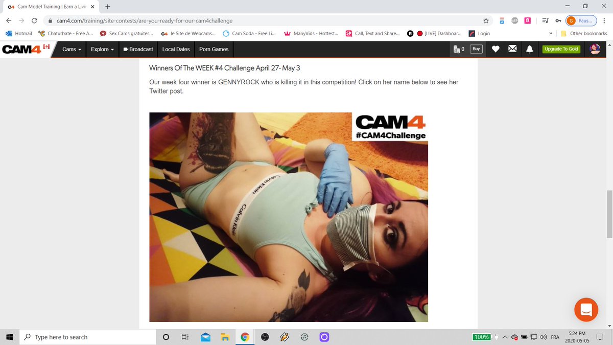 MissGennyRock's tweet photo. Guess who won #Cam4Challenge !!! Thanks again @Cam4, I'm having fun with your challenges! 😉
#Cam4Challenge #cam4 #camgirl #cammodel #sexygirl #underwear #undies #tattoos #mask #latexgloves #calvinklein #calvinbra #calvinunderwear #StayHomeStaySafe https://t.co/o0SN7P1t6p