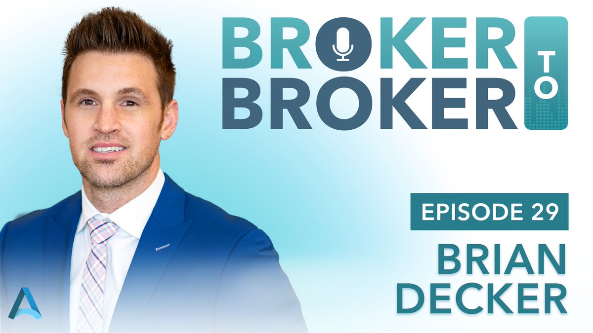 AIMEnational's tweet photo. Brian Decker has dedicated his time in the #mortgageindustry to utilizing his drive to rank as one of the #topproducing brokers in the country. Listen to #BrokerToBroker to learn how you can control your #lead flow by offering a sense of value to your #realestate partners. https://t.co/8O7T1ctKTe