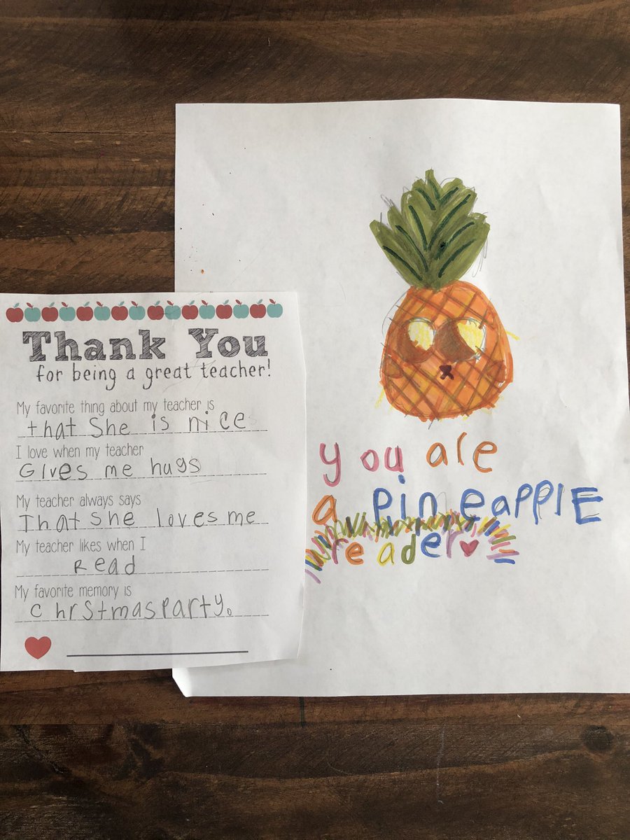 emv884's tweet photo. We just want you to know we appreciate everything you do! Jaslynn says she love you both very much, and she misses you! 💕 🍍 is for Ms. Walker and 🍉 is for Ms. Potter 😊 @MsWalker_RPE @MrsPotter_RPE @HumbleISD_RPE https://t.co/V26KjycEUE