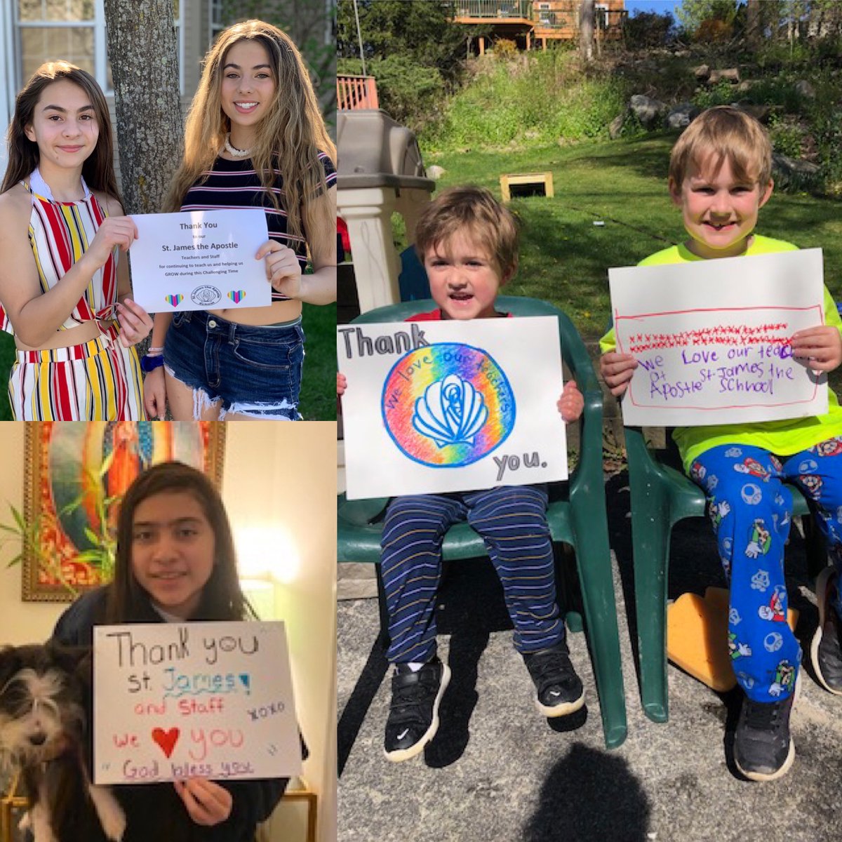 stjamescarmel's tweet photo. Overwhelmed! #1000ThankYous #TeacherAppreciationWeek #HVCatholicED
@mauracr87811579 @MichaelDeegan10 @ArchNY_Schools @NY_Arch @fathertonym @Mary_JaneRS https://t.co/RYptf4TVmC