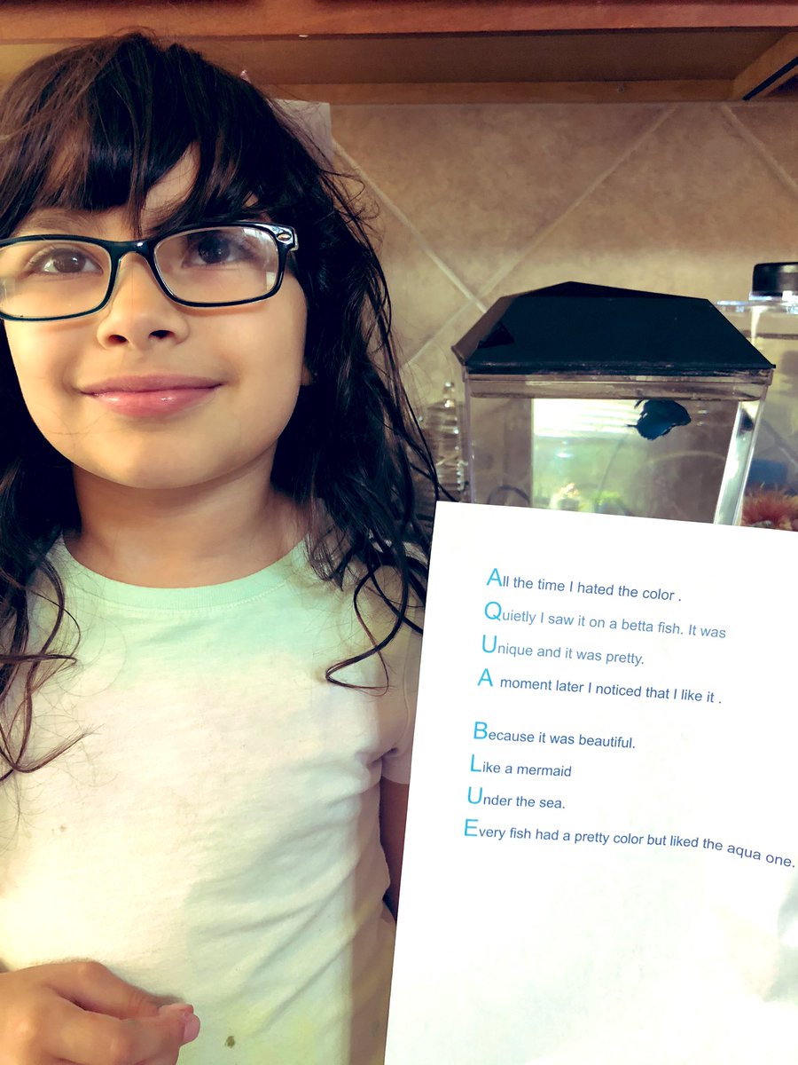 emv884's tweet photo. Jaslynn wrote her poem about her new friend! @MsWalker_RPE https://t.co/1HPB8L5aR0