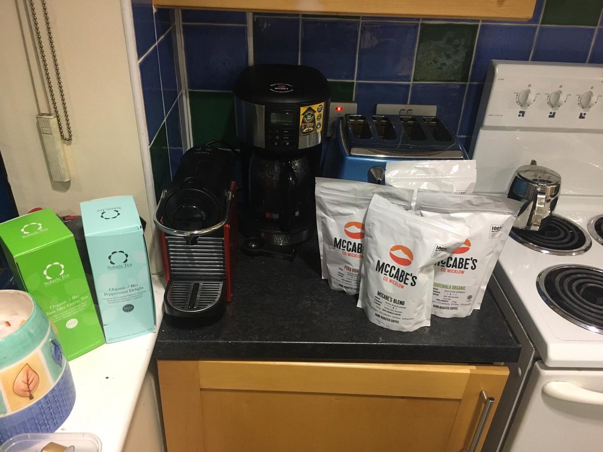 GregLyons11's tweet photo. Thank You to @McCabeCoffee for the extremely kind donation of a coffee machine and a supply of coffee, greatly appreciated from all @TallaghtAmbo #FightAgainstCoronavirus @NasDirector @AmbulanceNAS @EoghanCon11 @QuinnerY2K #AllInThisTogether @DarrylCoen https://t.co/lBfdoYnTZ7
