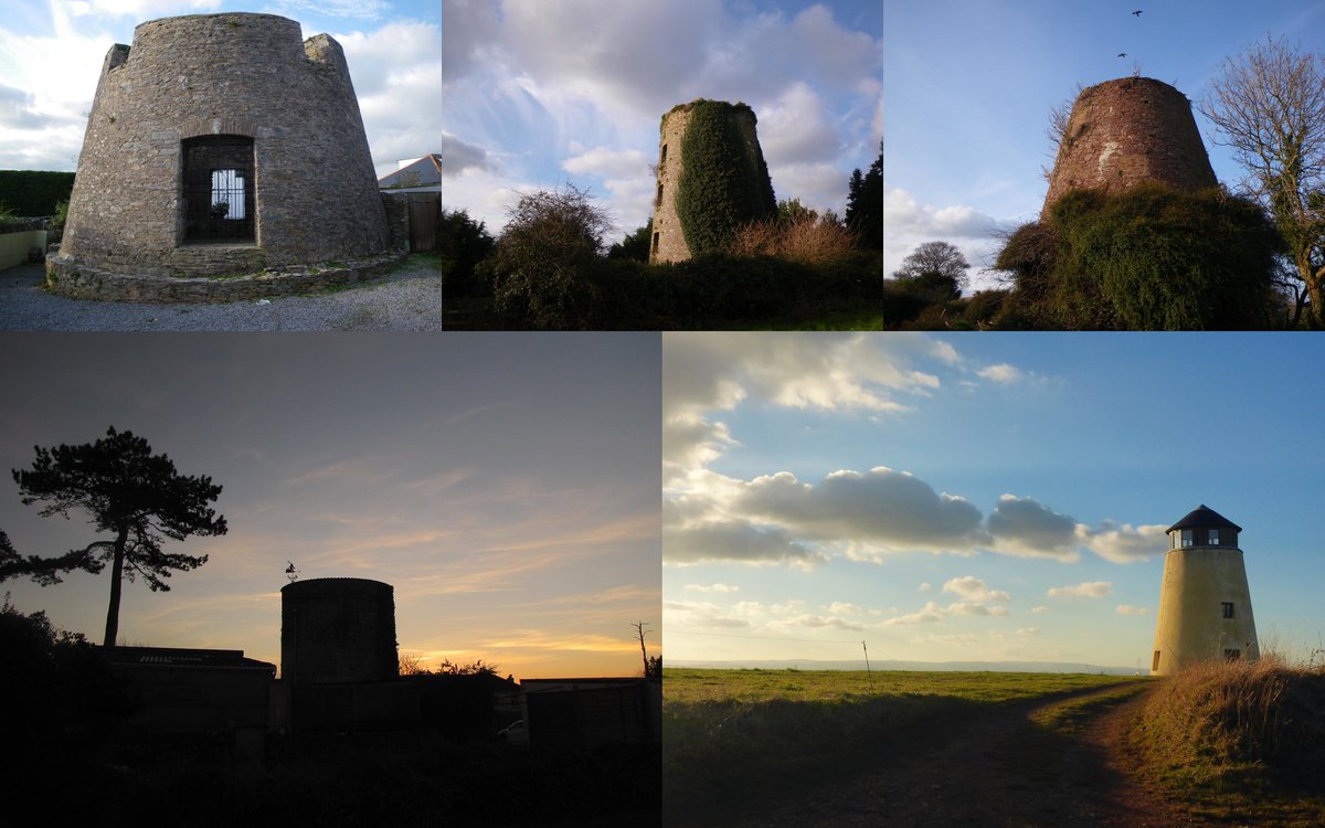 11. Which are: (going with the sun from the TL)Little Rey -  #BrixhamWarborough Windmill -  #GalmptonFernacombe Windmill -  #PaigntonYaddon Down -  #TorquayLong Barrow - North WhilboroughOne of the 11 sites, Flete Mill, was a watermill - now lost under  #Torquay town centre12/n