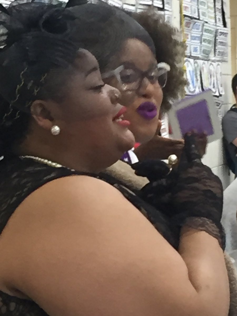 #Cambridge teacher appreciation. Fashion show divas... such inspiration! #cportprincipal