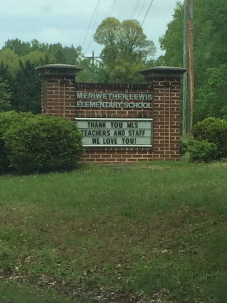 Grateful <a href="/MLSPTO/">Meriwether Lewis PTO</a> <a href="/MeriwetherLES/">Meriwether Lewis</a> #TeacherAppreciationDay