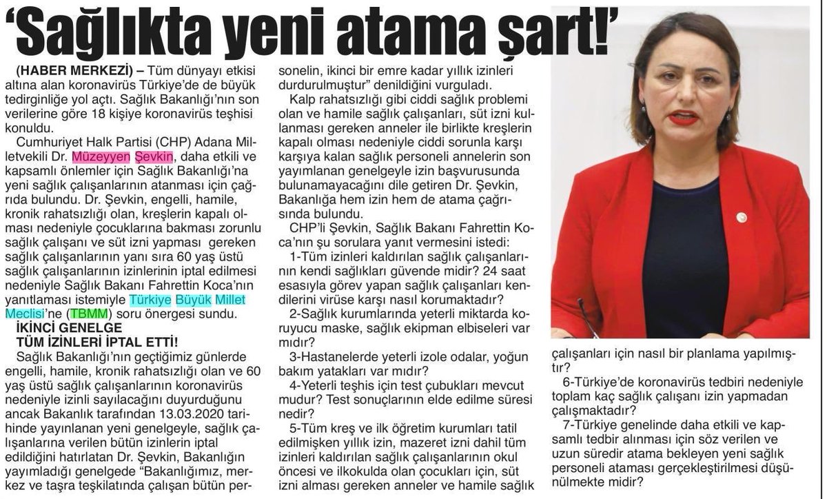 muzeyyensevkin's tweet photo. 📍Tüm riskleri göze aldılar!
📍Meslektaşlarına, vatandaşlara desteğe hazırlar!
📍Sağlık ordusuna görev verilsin!
📍Yeni atama şart!
📍600 bin sağlıkçı var!
#3BinAlımAzSağlıkçıTepkili https://t.co/vEr1grVBlN