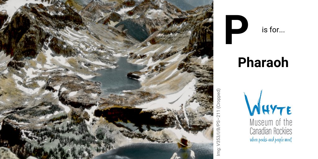 whytemuseum's tweet photo. (1/2) Day 16 of the #MuseumAlphabet challenge is P for…Pharaoh. Pharaoh peaks are located in the Ball Range of the Canadian Rockies on the Continental Divide. Its highest point is 2,713 m (8,901 ft.). 

#MuseumsFromHome #WhyteAtHome https://t.co/n3m4TmSn1o