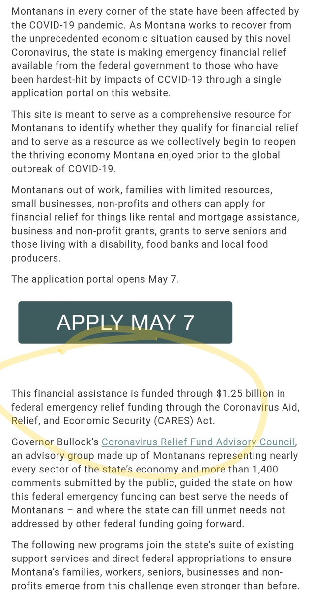 Steve Bullock On Twitter Montanans Have Been Hit Hard By Covid 19 But Montanans Also Look Out For Each Other So Today We Announced 123 Million In Grants To Provide Economic Relief Individuals