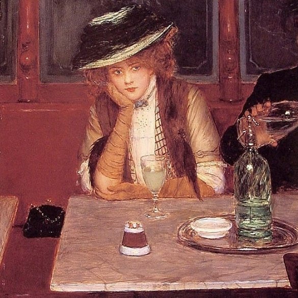 Buenas tardes. 

Creo que una copa, nunca está demás, no tiene época, no tiene edad. Bueno, eso me lo demostró el arte. 
Jean Beraud 1908