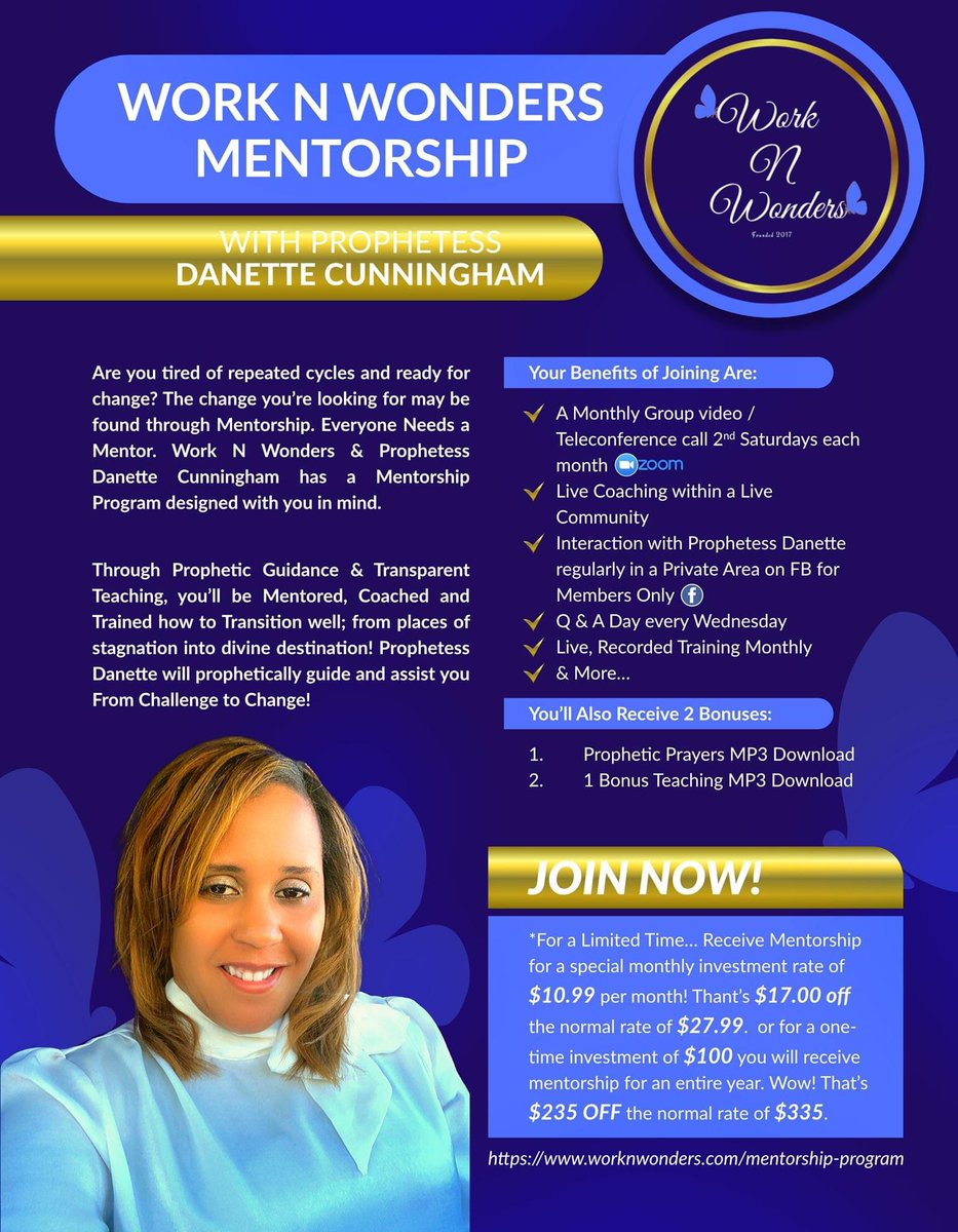 ApostleDanette's tweet photo. Get Mentorship Now!! Special Offers! Go to: https://t.co/jzJdDiYwH6 https://t.co/k1Kx1CVpLk