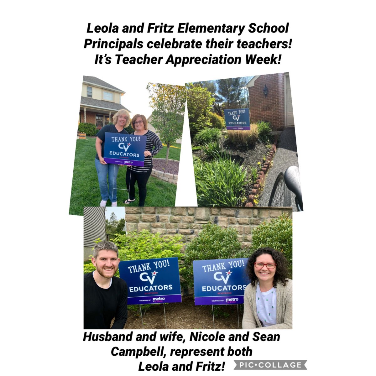 Honoring and surprising our Leola and Fritz <a href="/FritzElementary/">Fritz Elementary</a> teachers with Teacher Appreciation yard signs! Thanks for ALL THAT YOU DO!!  #leolaproud #agreatday #loveourstaff #teacherappreciation #leolarocks #fritzrocks