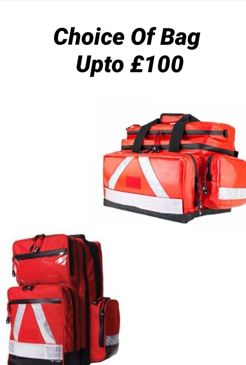 GwKits's tweet photo. Want to win one of these? 
1. New Bag Upto £100
2. 3 Sports First Aid Kits Worth £100
3. £100 Off Consumables https://t.co/z5ebgnGuiH 
4. £100 Cash

£5 a team
Winner gets to choose one of the options

DM for payment details the draw will take place live once all teams have gone https://t.co/UW9uagiPuc